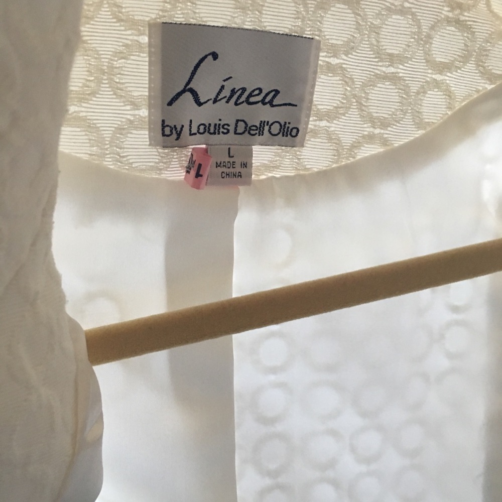 5-Button Front White Jacket - Picture 3 of 5